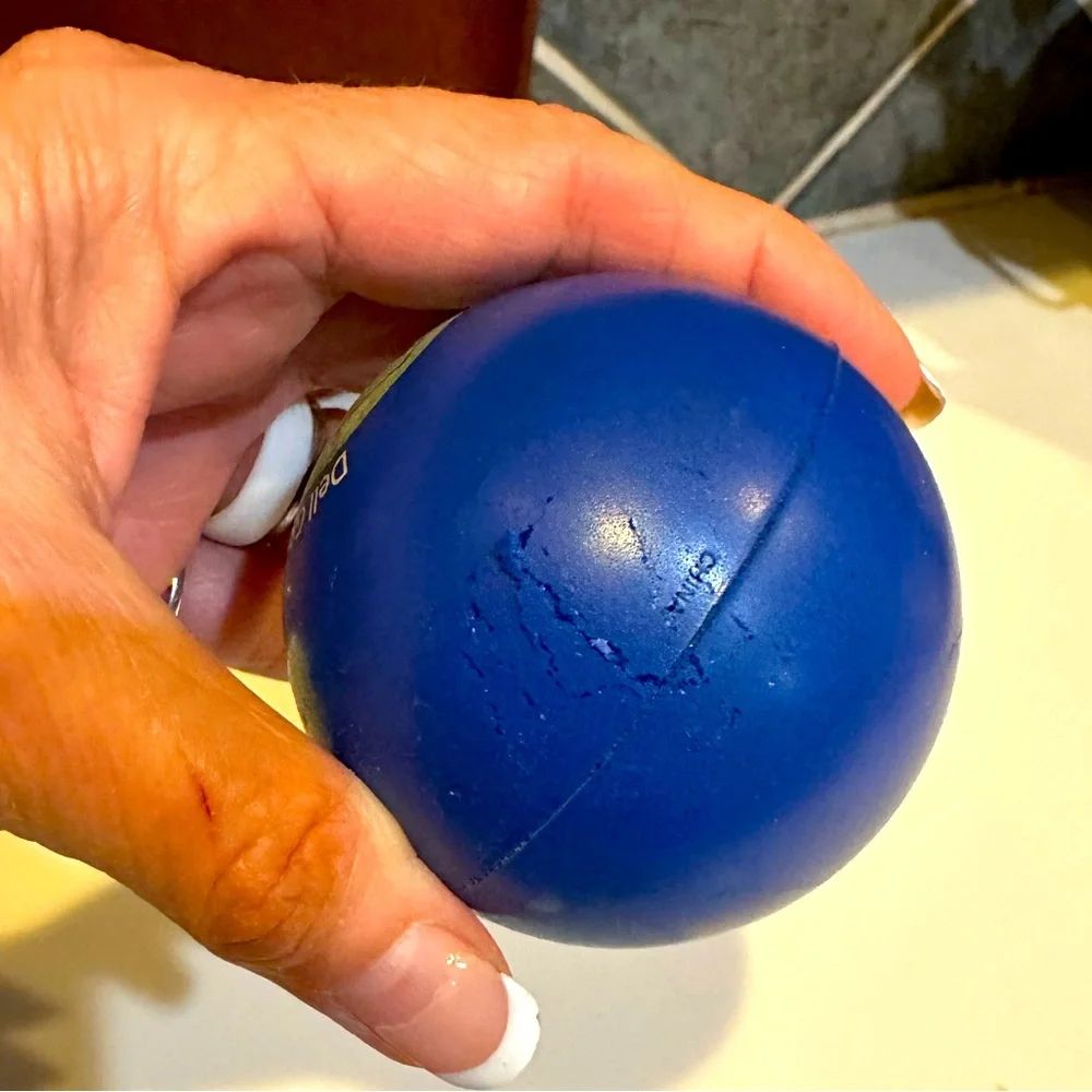 DELL GSD LEARNING & DEVELOPMENT CUSTOM LOGO COLLECTIBLE BLUE BALL BOUNCY 2.5”